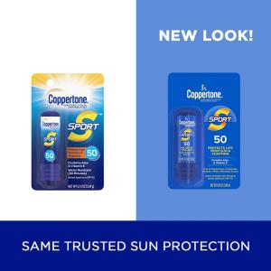 Coppertone Broad Spectrum SPF 50 Sport Sunscreen Lip Balm 0.13 Oz