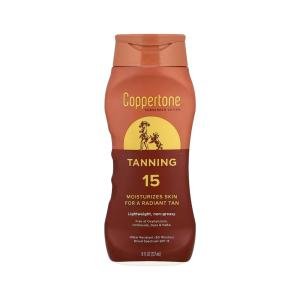 Coppertone Sunscreen Lotion, Tanning, Broad Spectrum SPF 15 8 Fl Oz