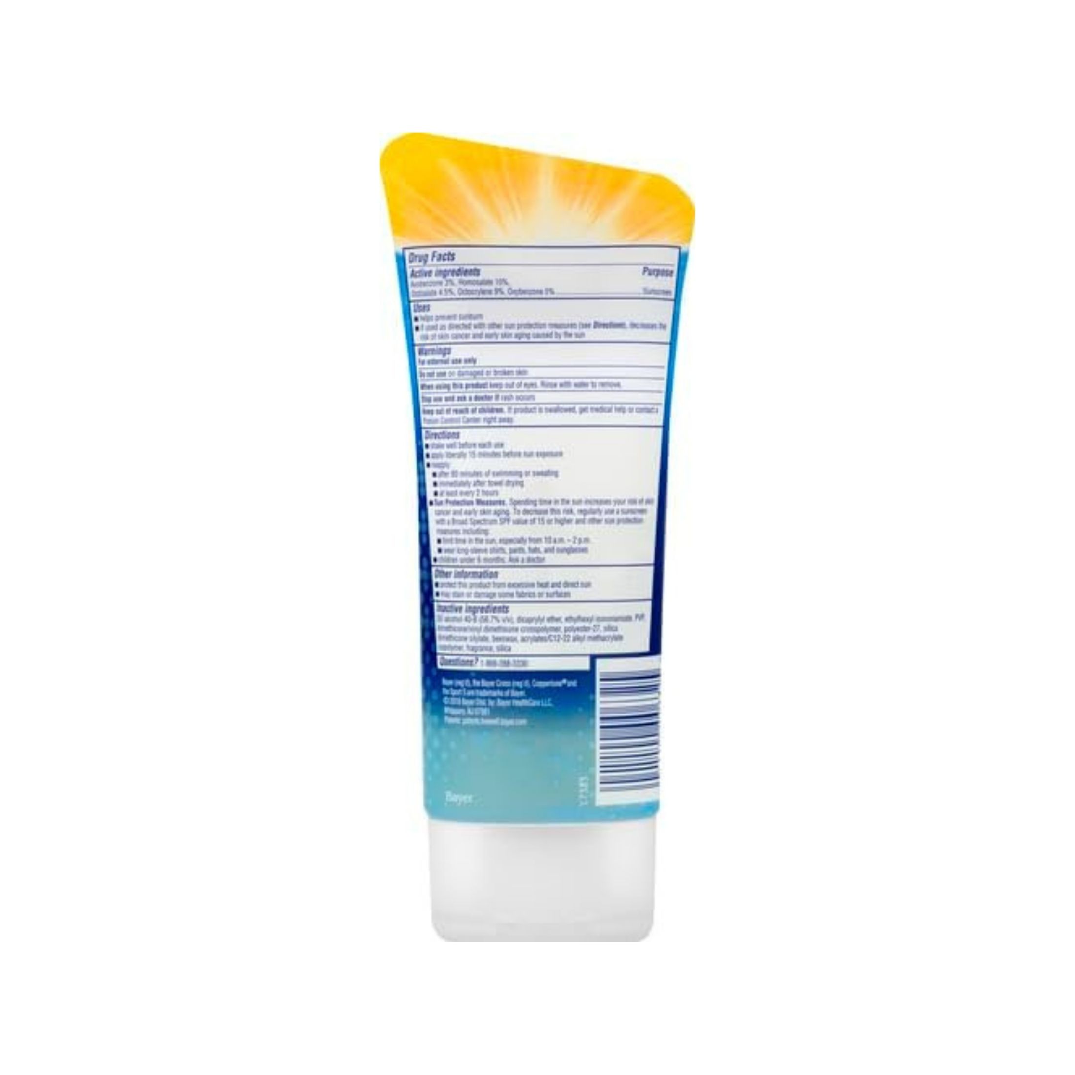 Coppertone Sport Clear Sunscreen SPF 50 5 Fl Oz