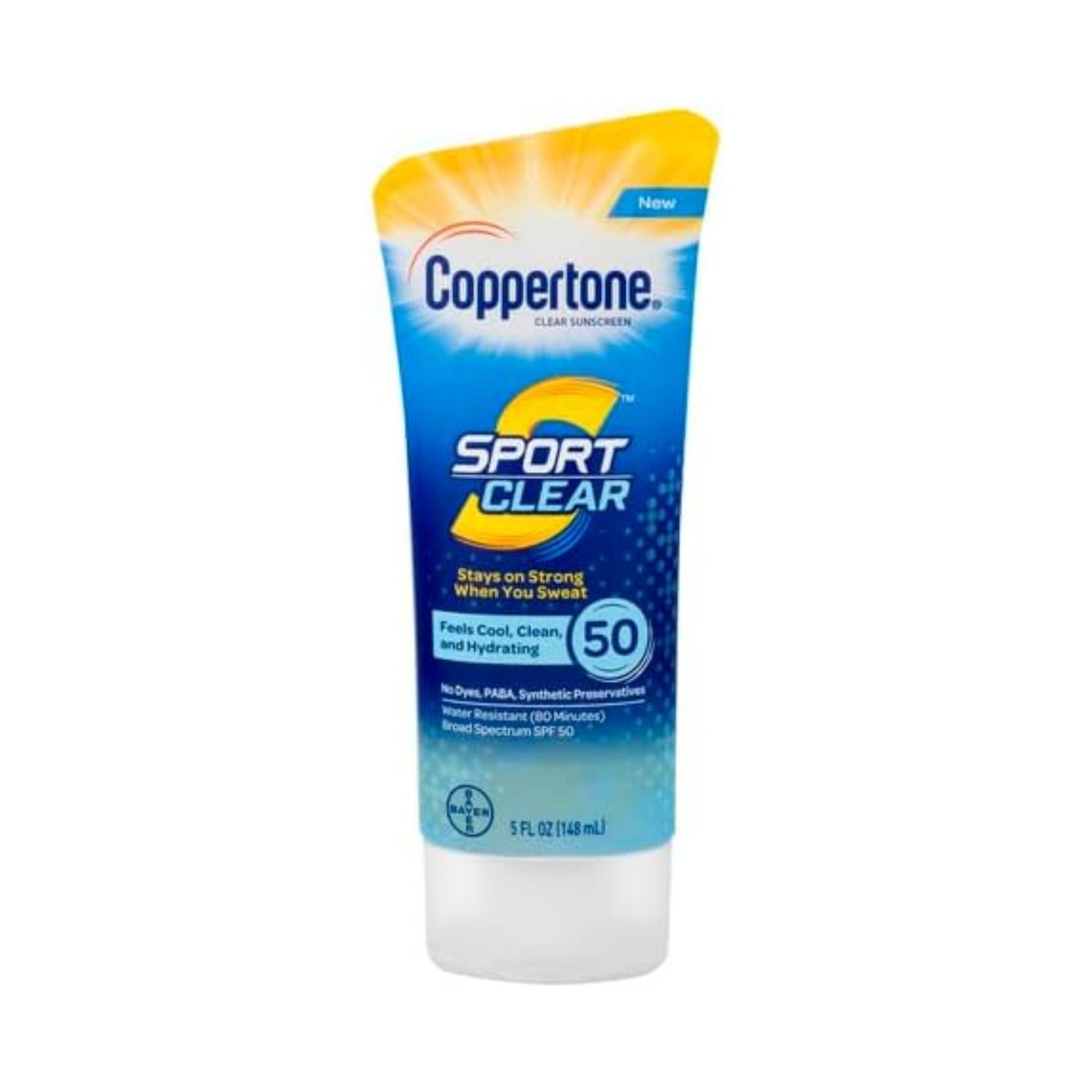 Coppertone Sport Clear Sunscreen SPF 50 5 Fl Oz