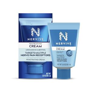 Nervive Topical Pain Relief Cream, Nerve Care, 3 Oz