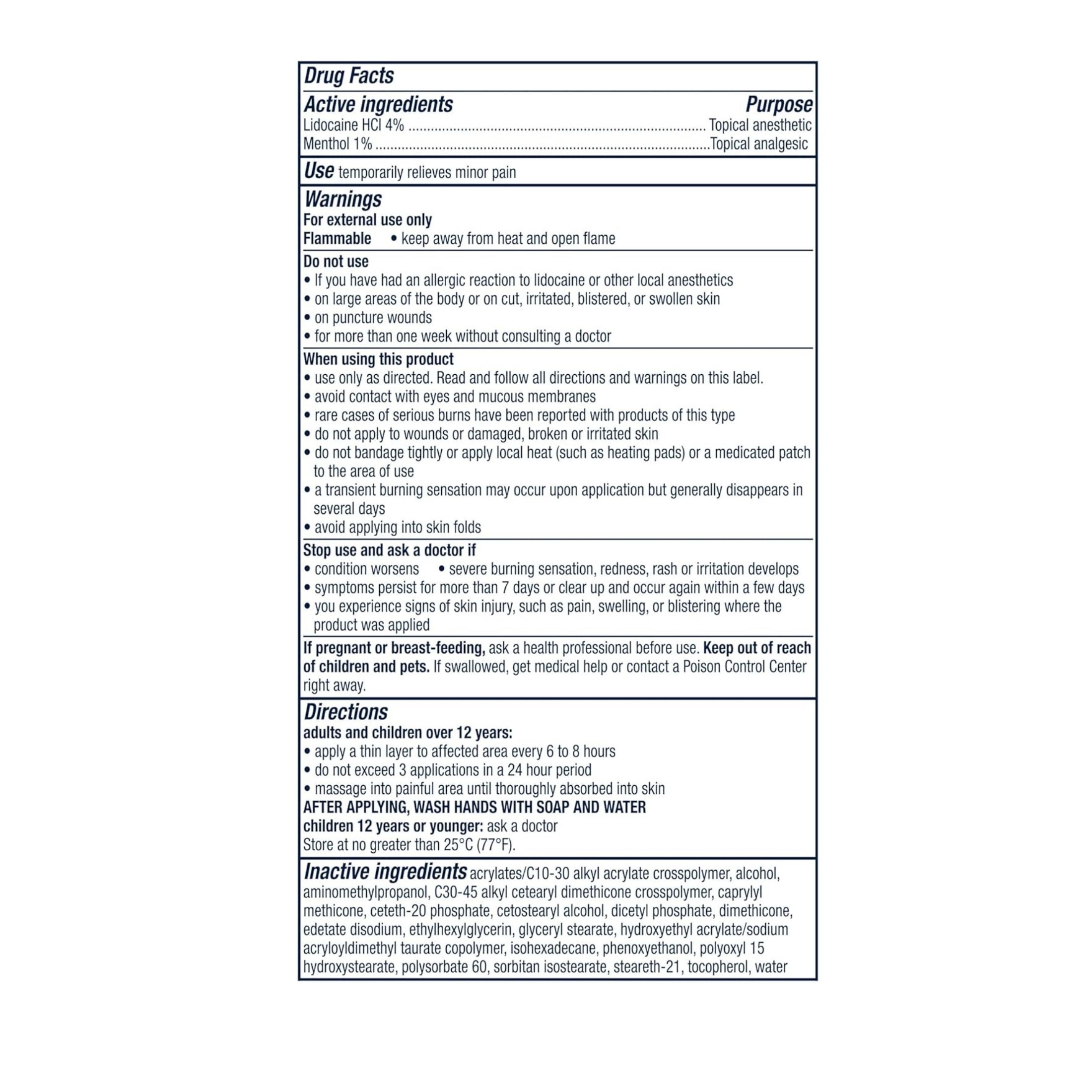 Nervive Topical Pain Relief Cream, Nerve Care, 3 Oz