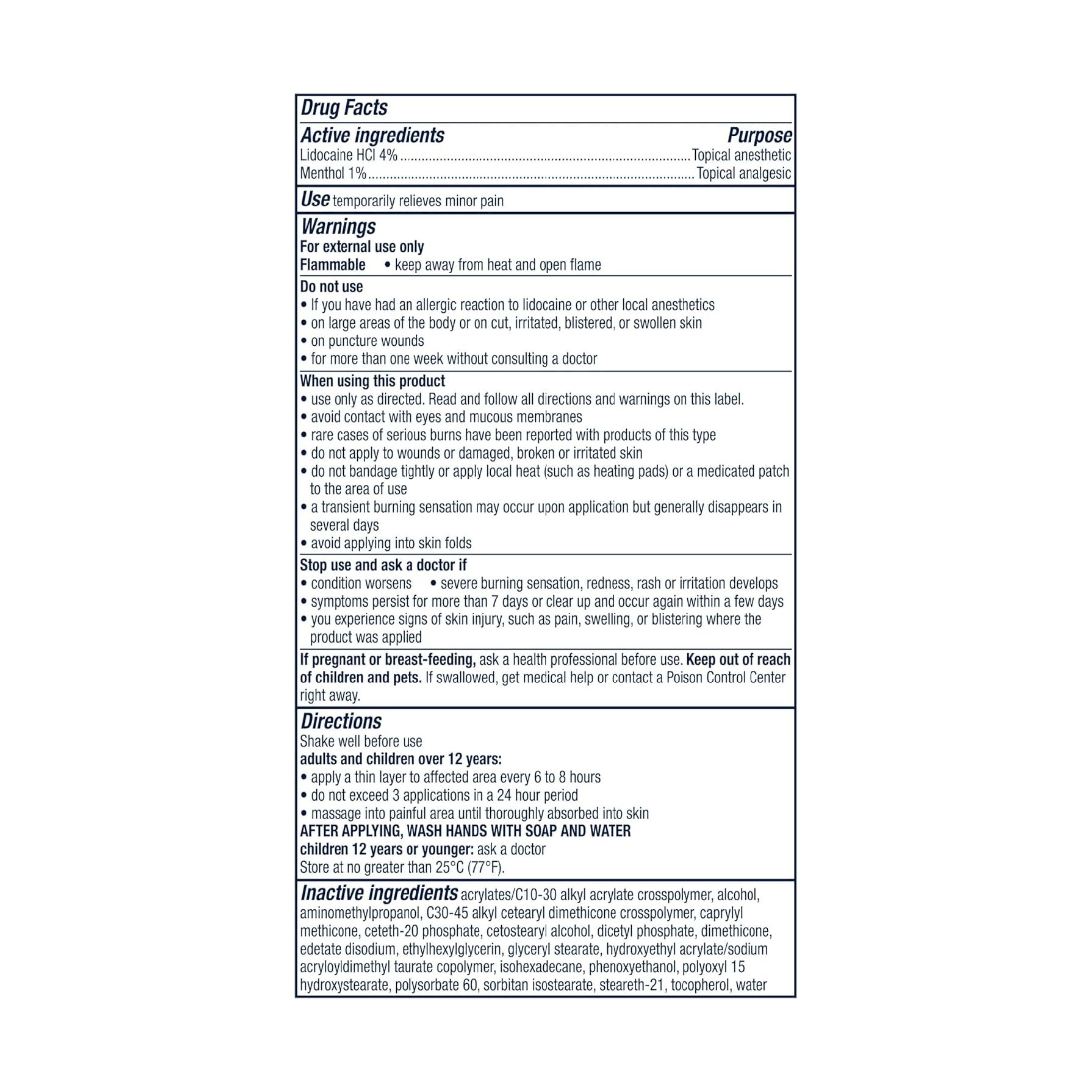 Nervive Nerve Care, Pain Relieving Roll On Liquid, Max Strength