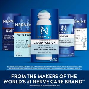 Nervive Nerve Care, Pain Relieving Roll On Liquid, Max Strength