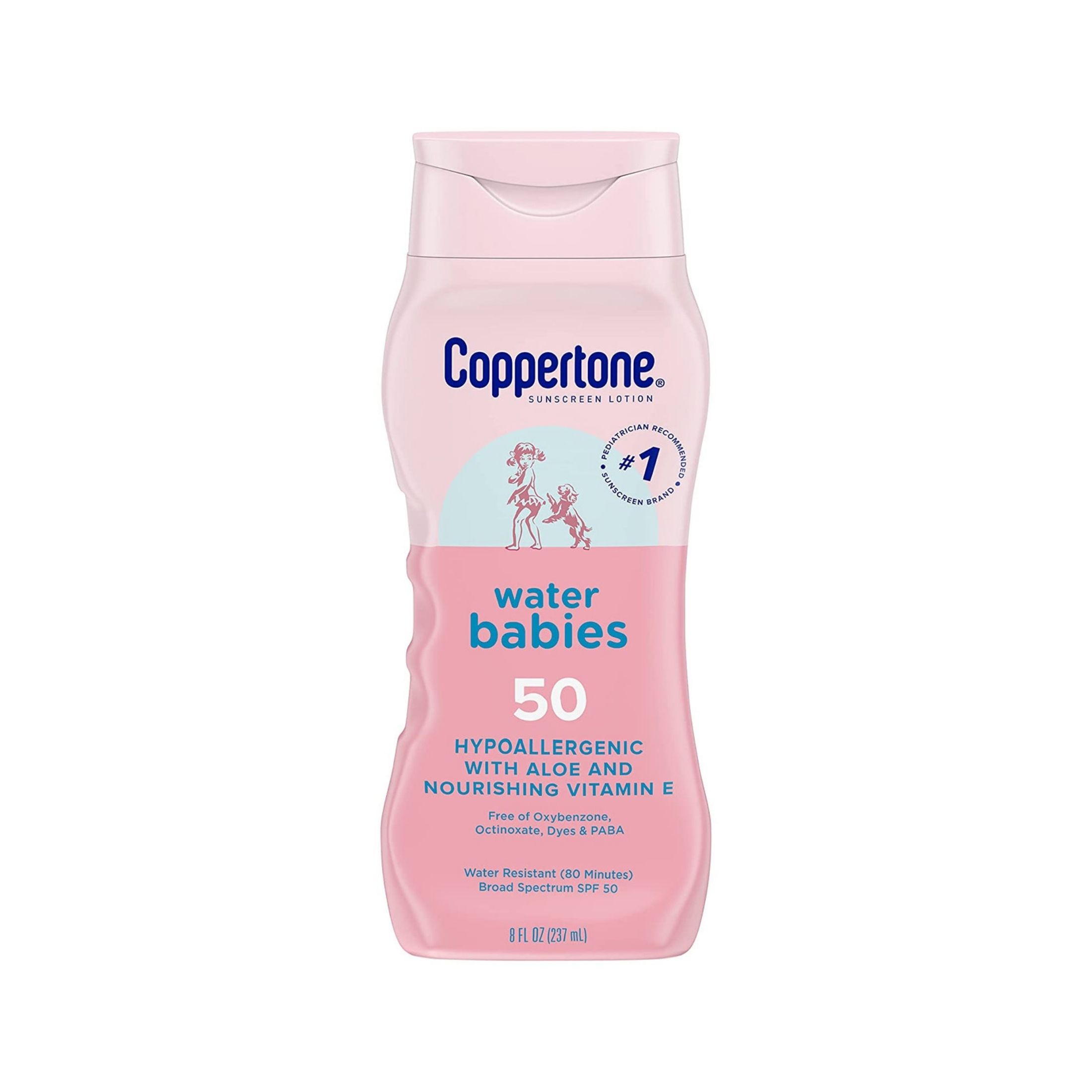 Coppertone Broad Spectrum SPF 50 Water Babies Sunscreen Lotion 8 Fl Oz