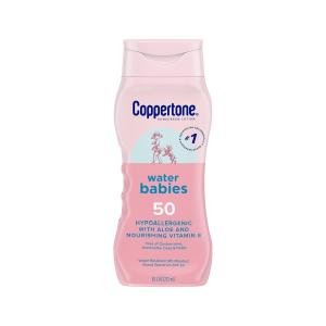 Coppertone Broad Spectrum SPF 50 Water Babies Sunscreen Lotion 8 Fl Oz