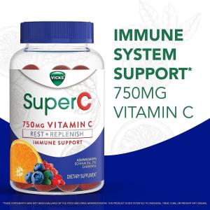 Vicks Vitamin C, 750 Mg, Gummies, Citrus Berry
