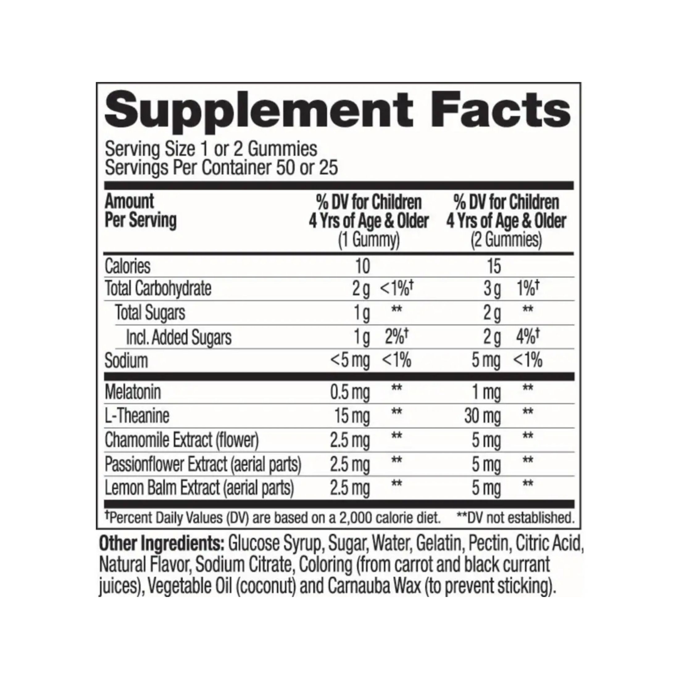 Olly Kids Sleep Raspberry Flavor Gummy Supplement Melatonin .5mg