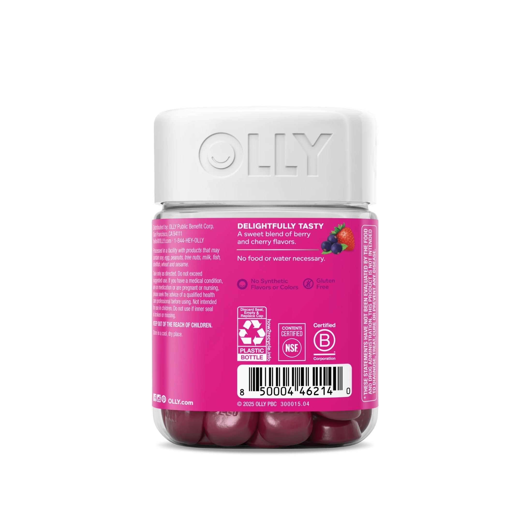 Olly Active Immunity + Elderberry Support Gummies - Berry Brave - 45ct