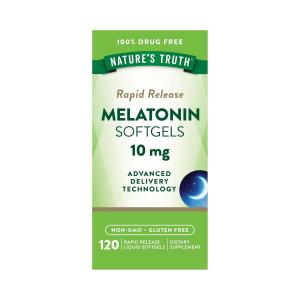 Nature's Truth Melatonin, Rapid Release, 10 Mg, Softgels