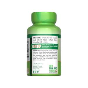 Nature's Truth Zinc 50mg Plus Vitamin C Rapid Release Liquid Softgels 120ct