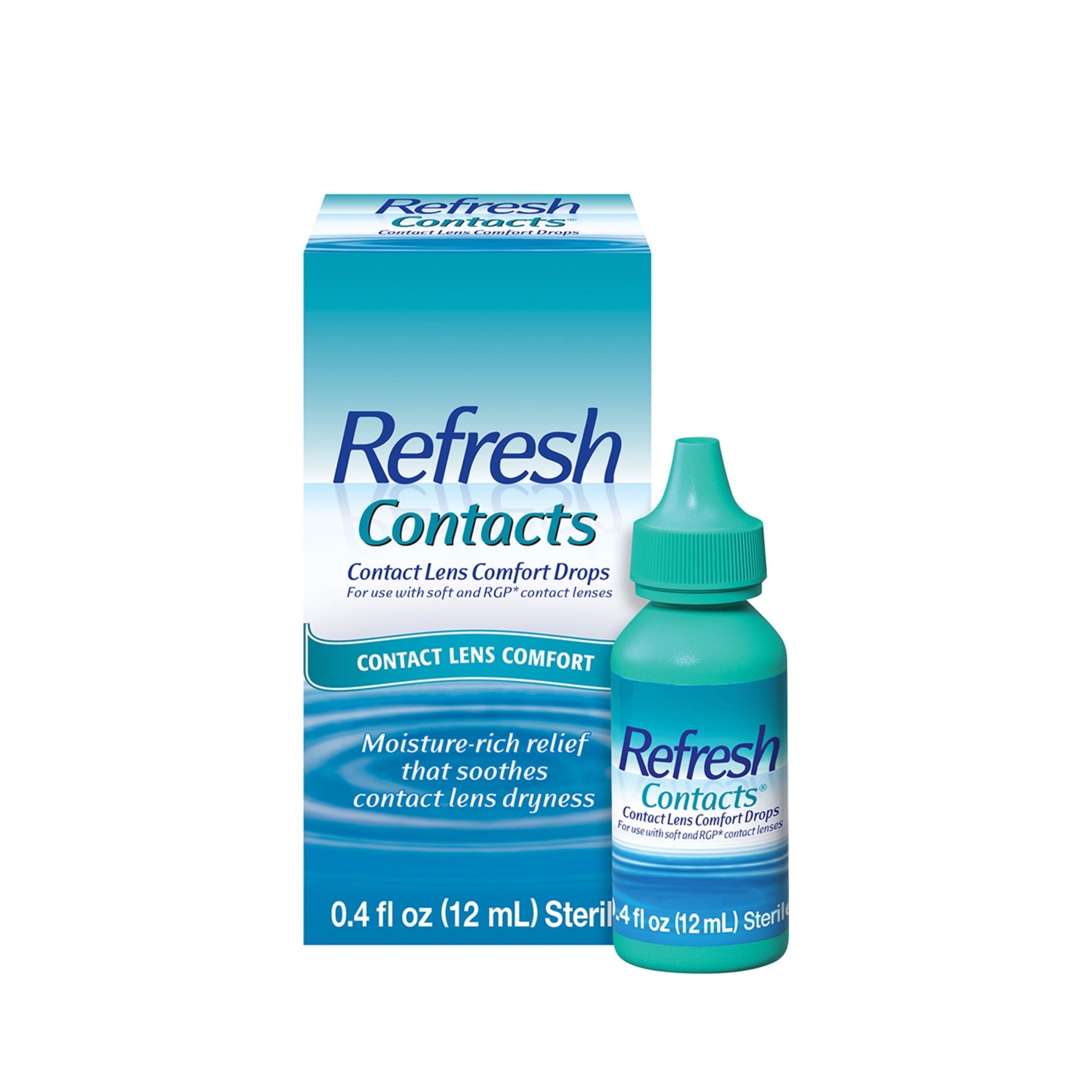 Refresh Contacts Contact Lens Comfort Drops, 0.4 Fl Oz