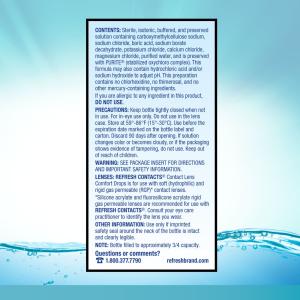 Refresh Contacts Contact Lens Comfort Drops, 0.4 Fl Oz