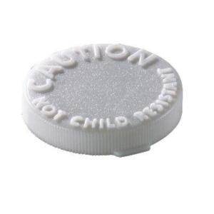 Rexam Snap Cap White Caution 100 X 30 / 60 Dr