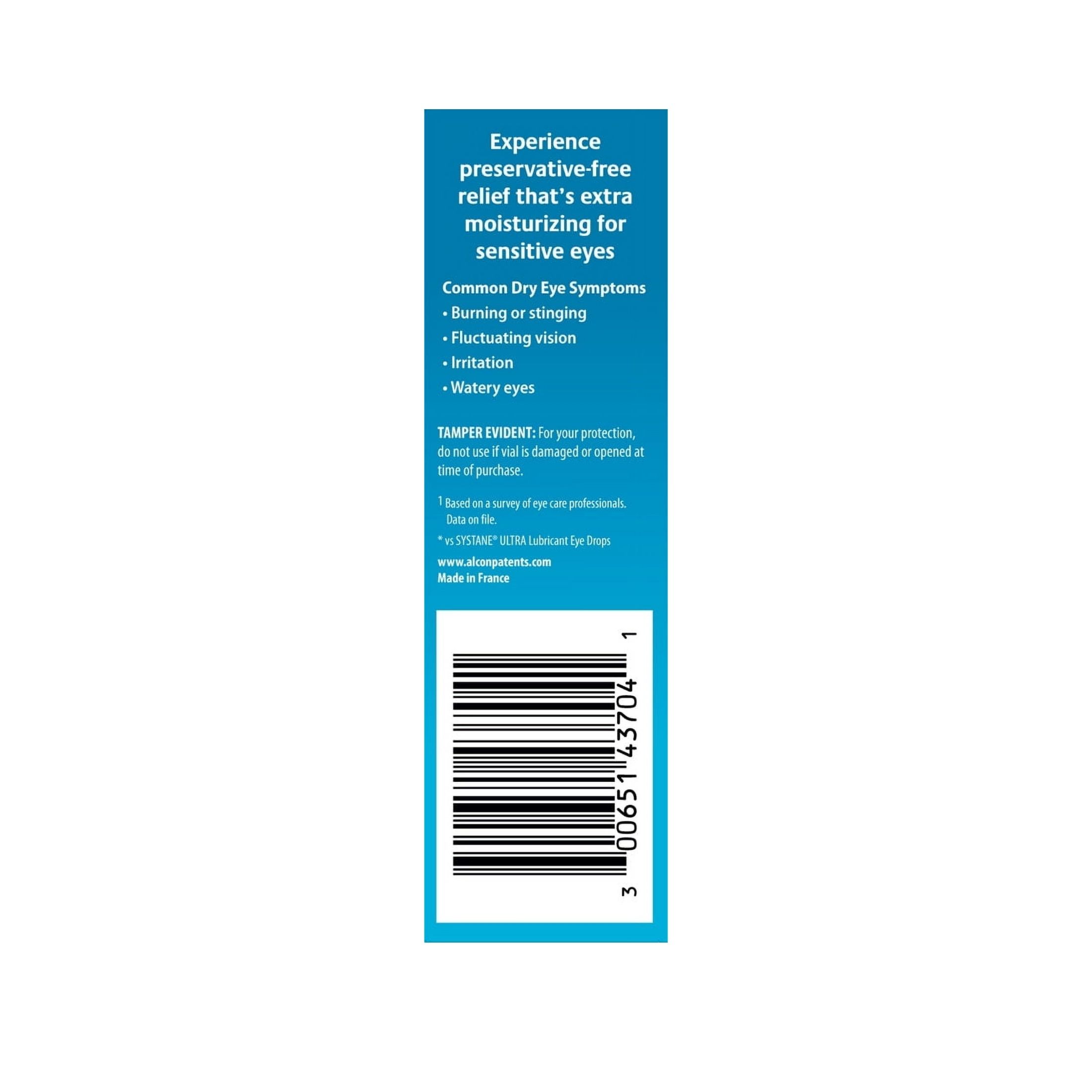 Systane Hydration PF Lubricant Eye Drops Vials - 30ct