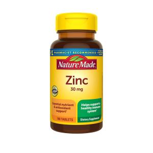 Nature Made Zinc 30 Mg Dietary Supplement Tablets
