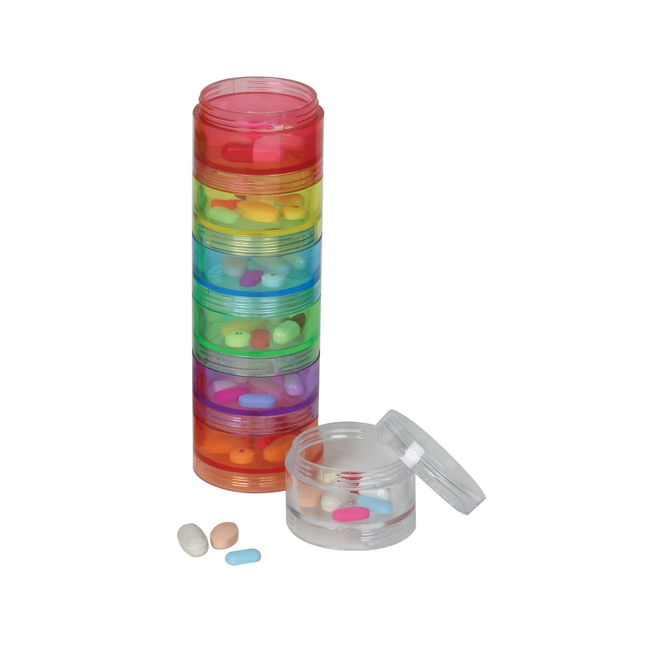 Ezy Dose Pill Reminder, 7-Day, Stackable
