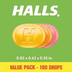 Halls Dietary Supplement Drops, Immune System Defense, Assorted Citrus