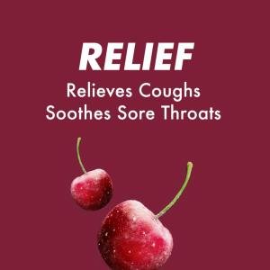 Halls Cough Drops, Sugar Free, Relief, Black Cherry Flavor