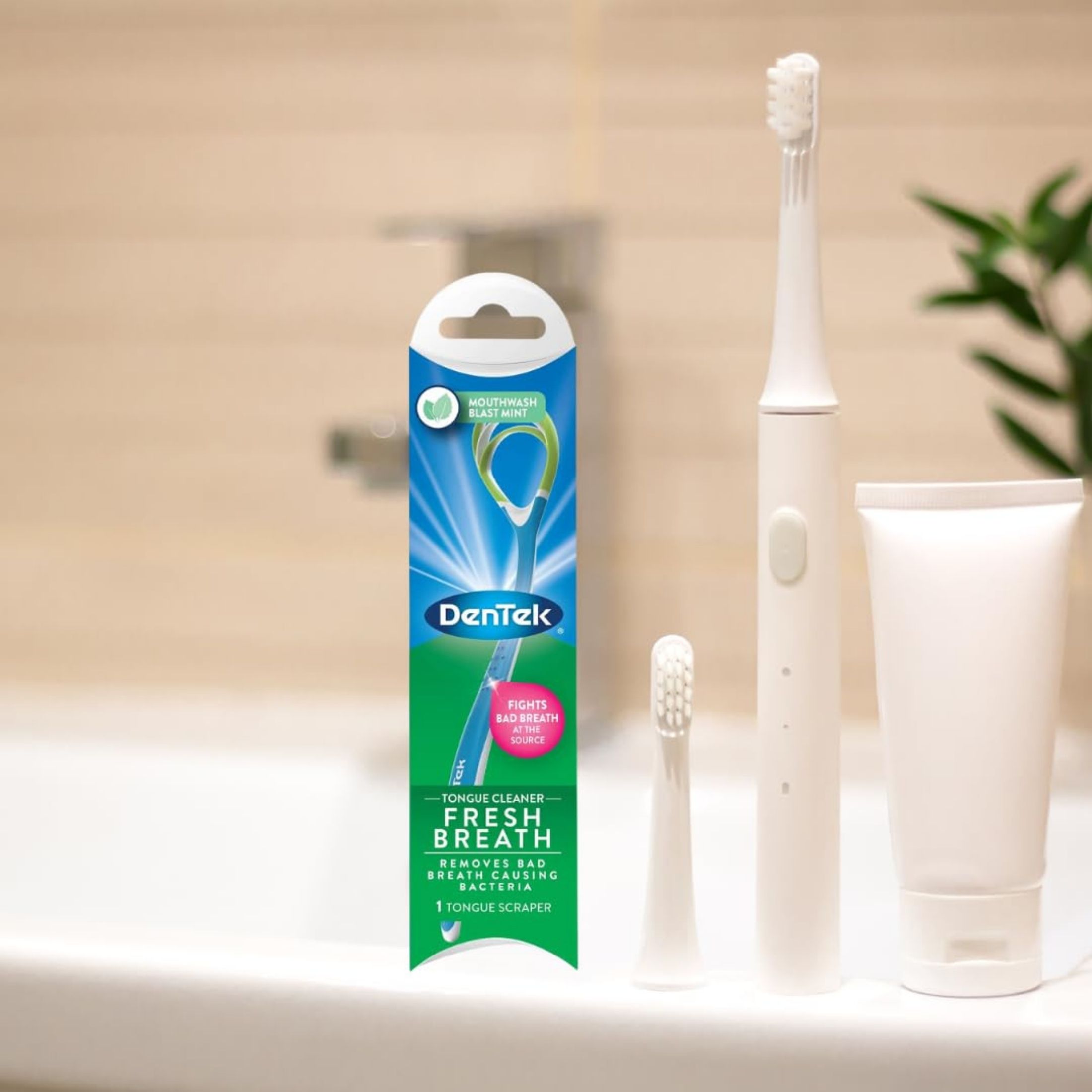 DenTek Comfort Clean, Tongue Cleaner, Fresh Mint