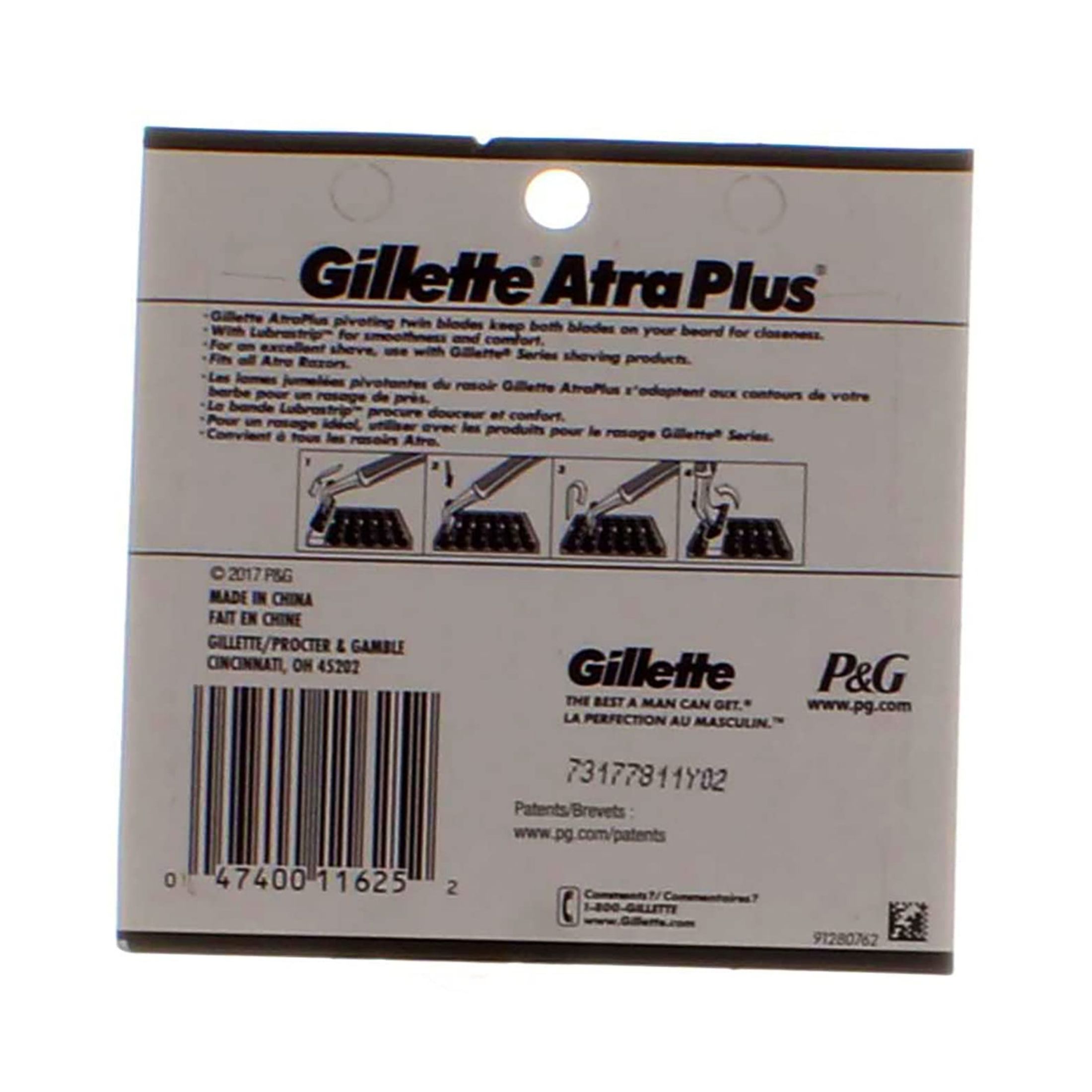 Gillette Trac II Plus Razor Blade Refill Cartridges