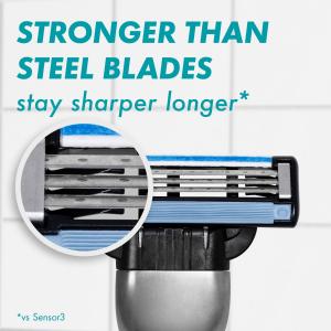 Gillette Mach3 Men's Razor Blades, 8 Blade Refills
