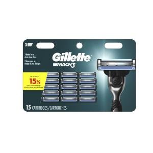 Gillette Mach3 Men's Razor Blades, 8 Blade Refills