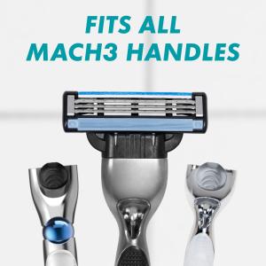 Gillette Mach3 Men's Razor Blades, 8 Blade Refills