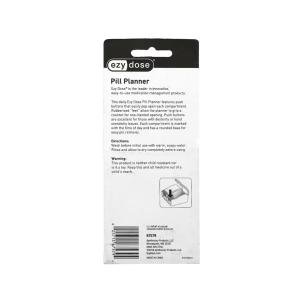 Ezy Dose Daily AM/PM Pill Planner Reminder