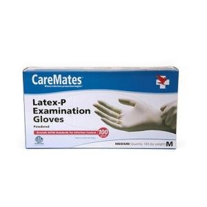 CareMates Latex Powder Free Gloves Medium
