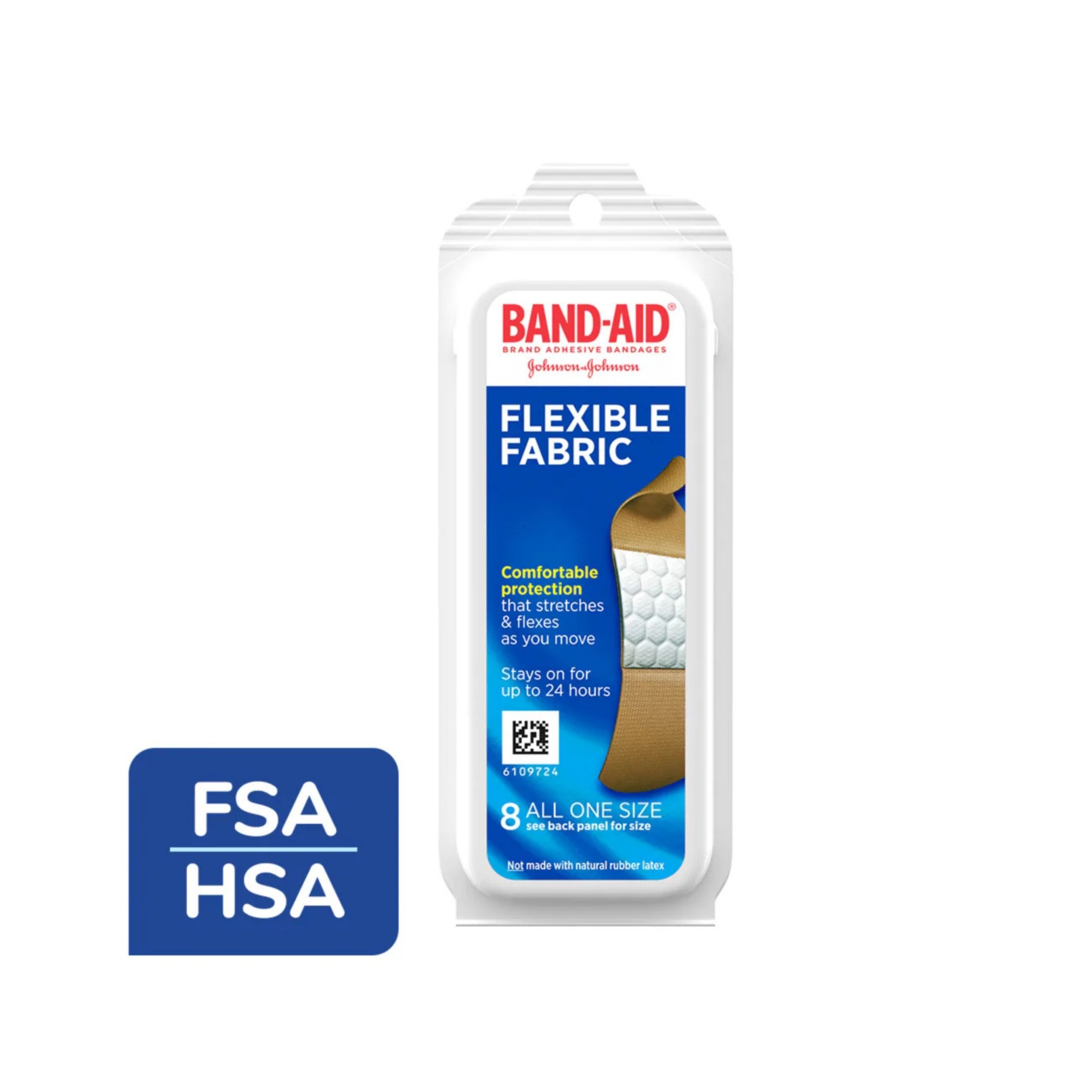 Band-Aid Brand Flexible Fabric Adhesive Bandages All One Size