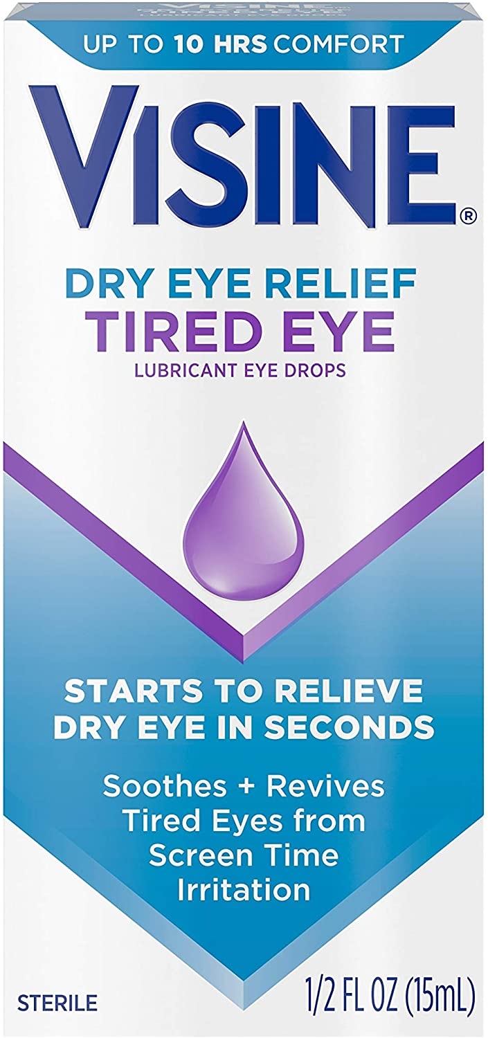 Visine Dryeye Relief Tired Eye Drops - 0.50 Fl Oz