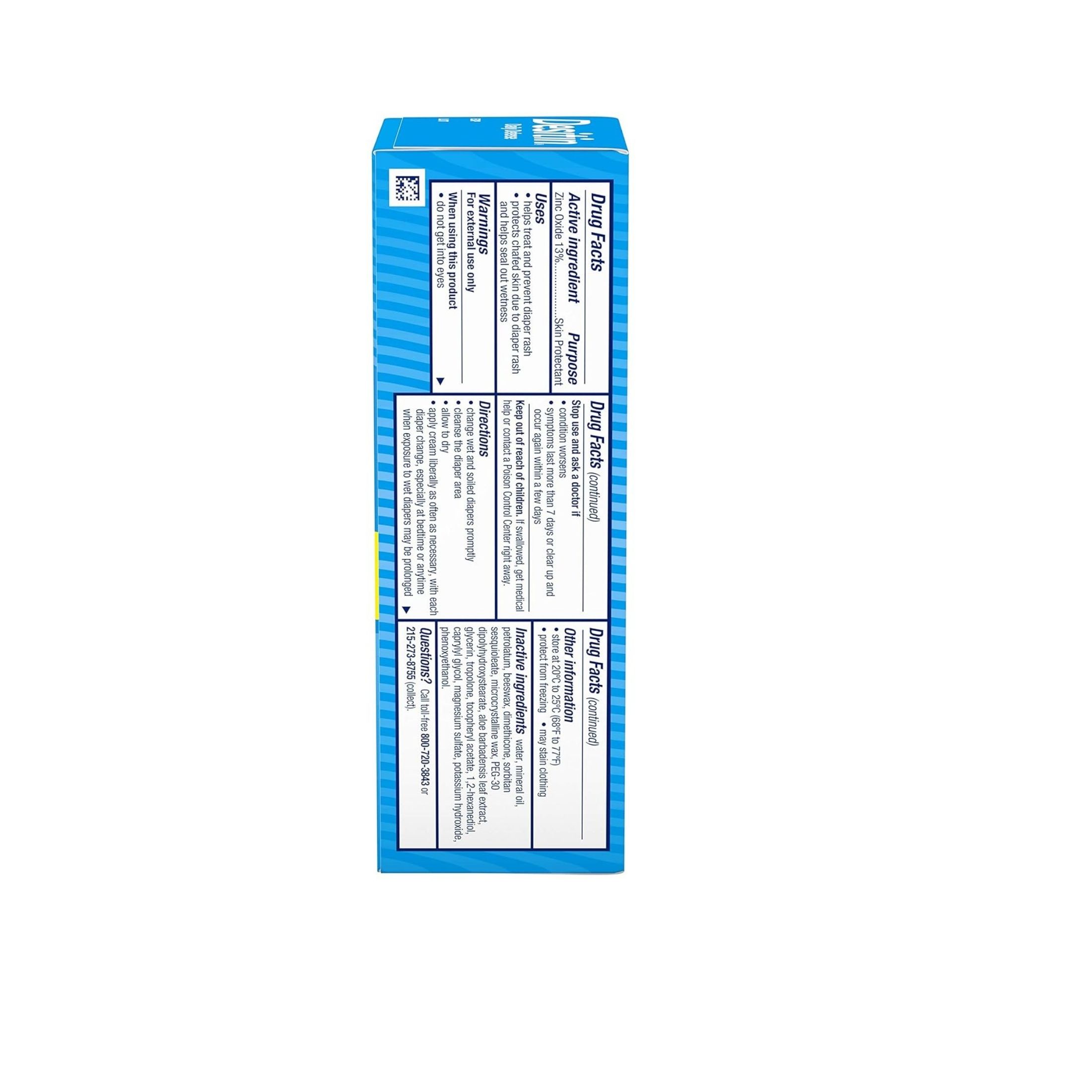 Desitin Daily Defense Baby Diaper Rash Cream, Travel Size - 2 Oz