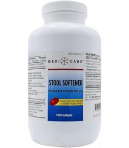 GeriCare Docusate Sodium 100 Mg 1000 Capsules