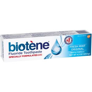 Biotene Fresh Mint Original Fluoride Toothpaste, 4.3 Ounce