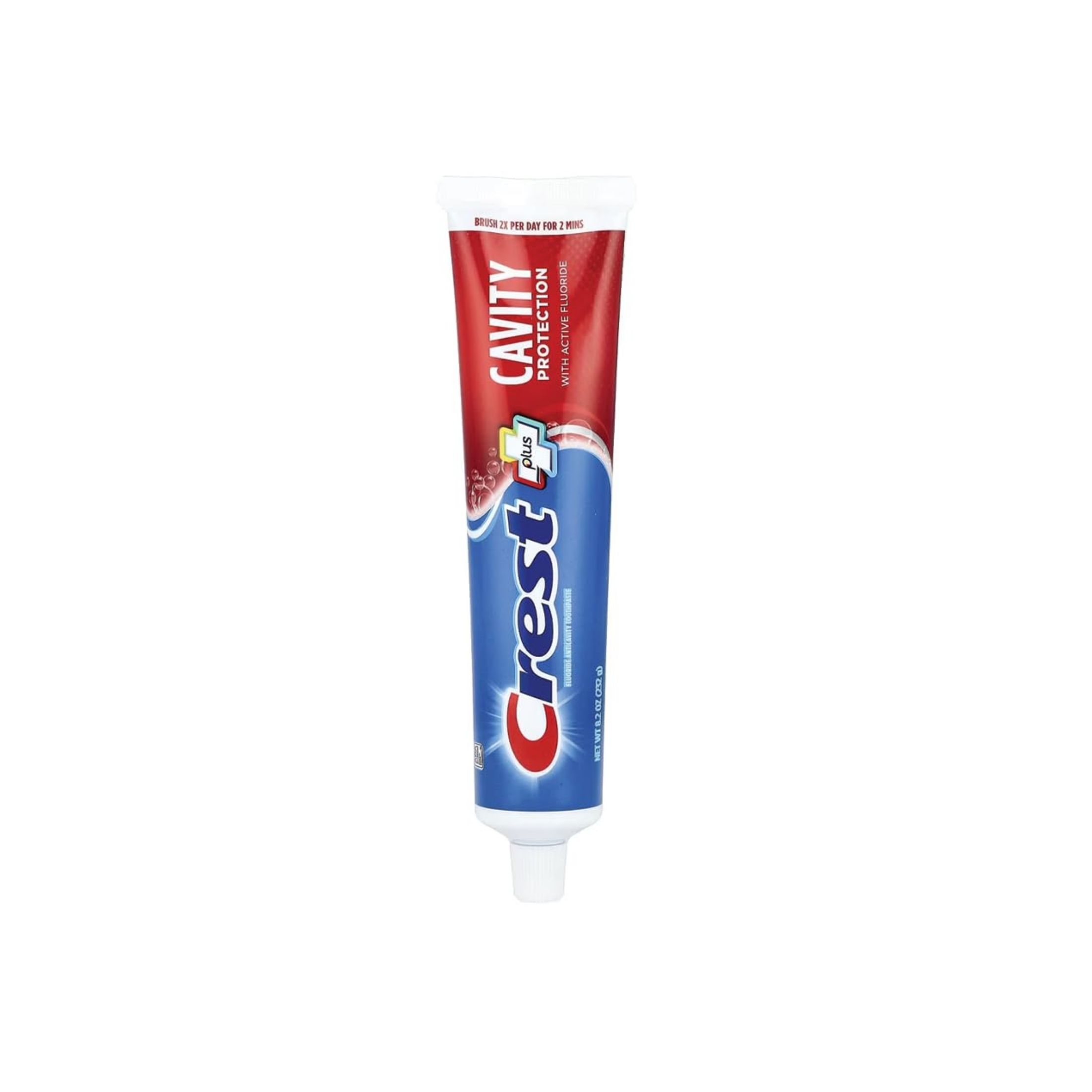 Crest Fluoride Anticavity Toothpaste Cavity Protection, Regular Paste, 8.2 Oz