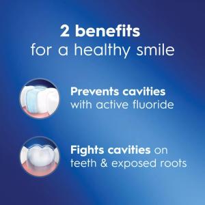 Crest Fluoride Anticavity Toothpaste Cavity Protection, Regular Paste, 8.2 Oz