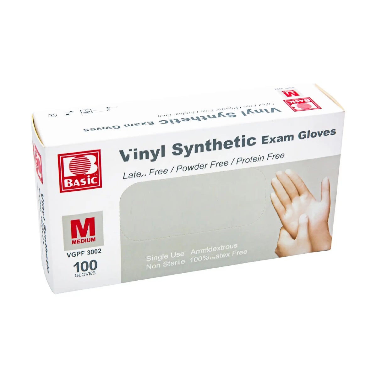 Basic Concentric Health Alliance - Vinyl Exam Glove - Medium