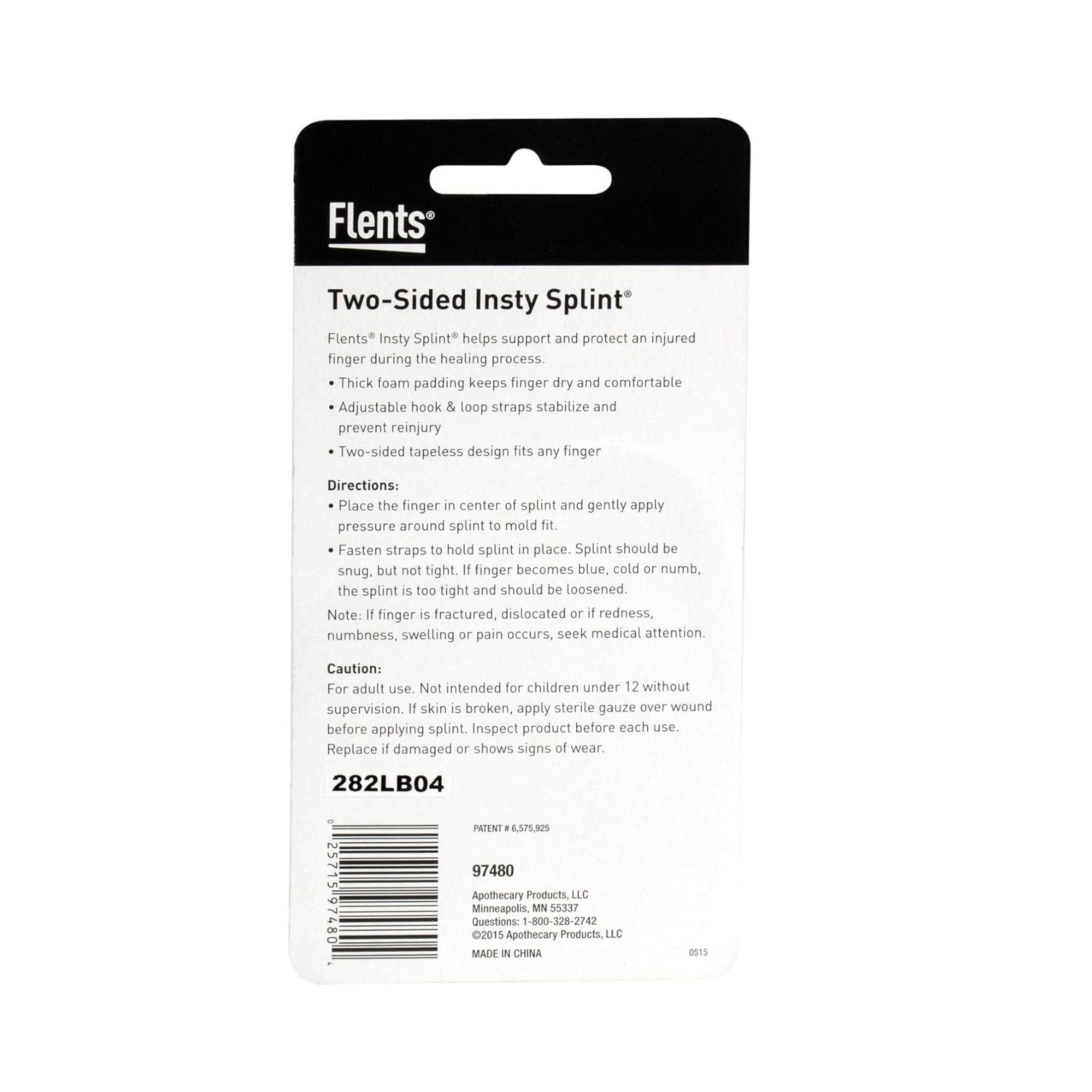 Flents Finger Splint 2 Sided 3" Large