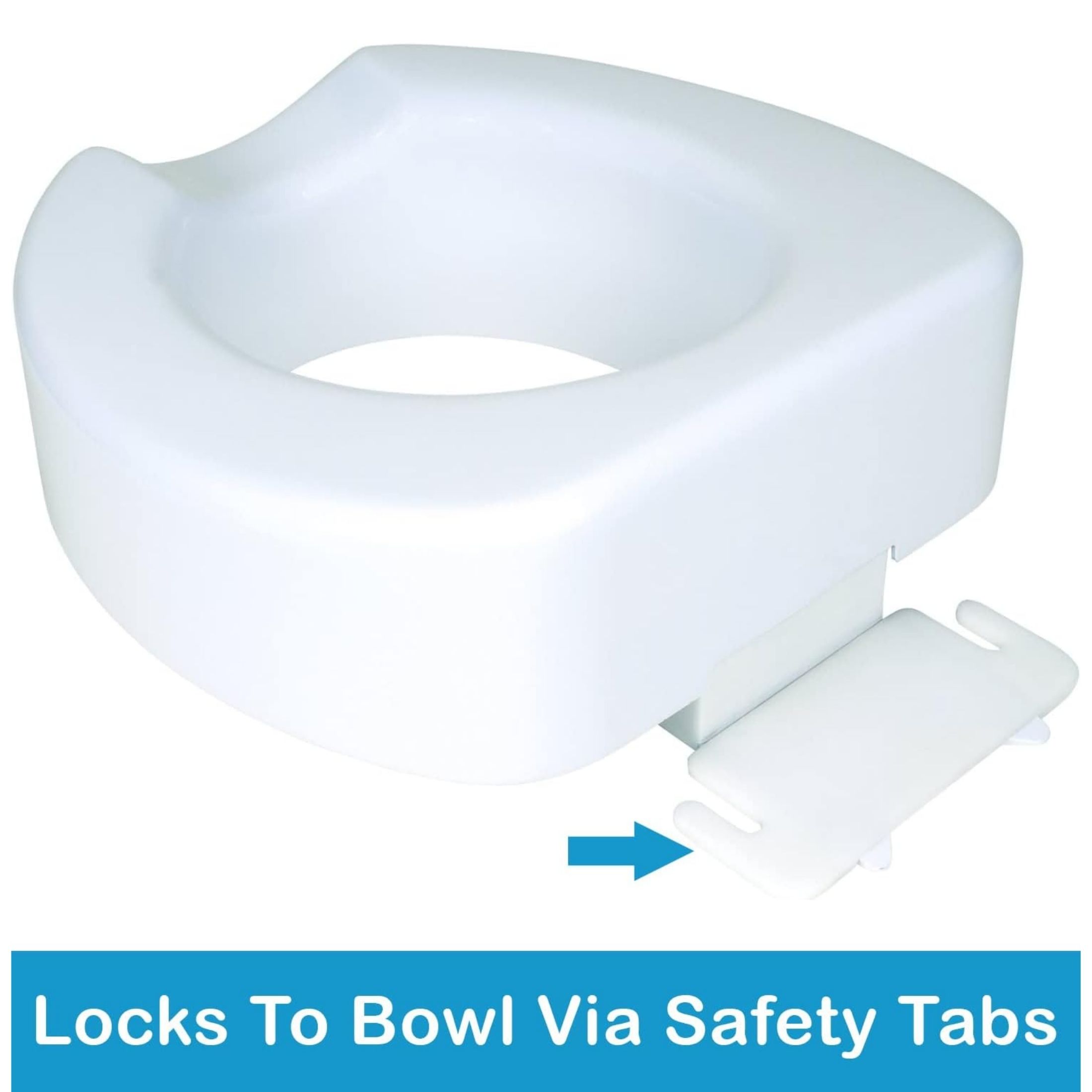 Carex Raised Toilet Seat Elevator - Standard