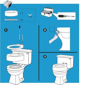 Carex Toilet Seat Elevator - Elongated