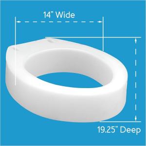 Carex Toilet Seat Elevator - Elongated
