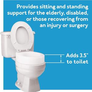 Carex Toilet Seat Elevator - Elongated