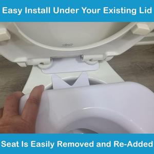 Carex Raised Toilet Seat - White