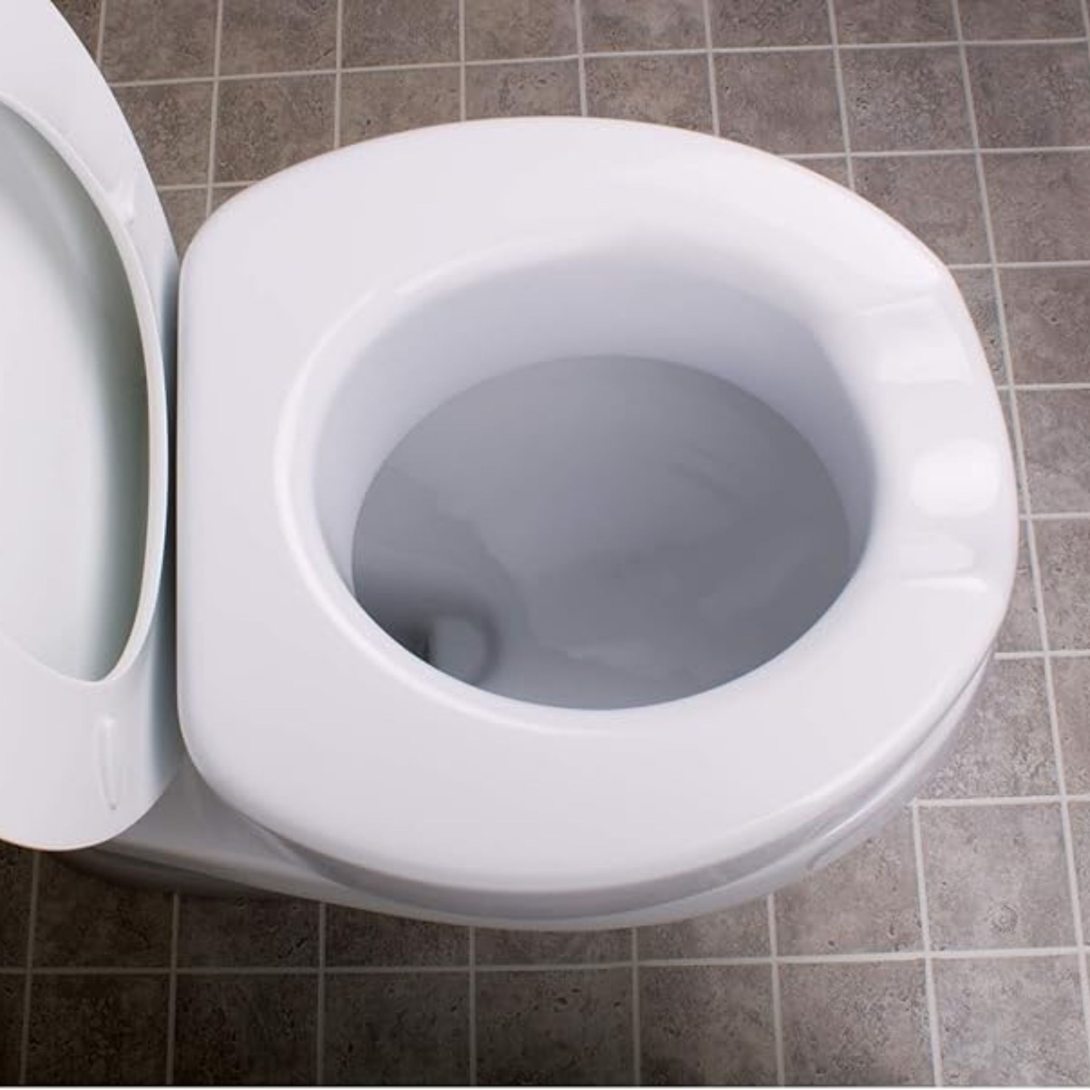 Carex Raised Toilet Seat - White