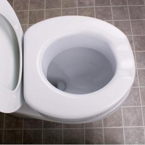 Carex Raised Toilet Seat - White