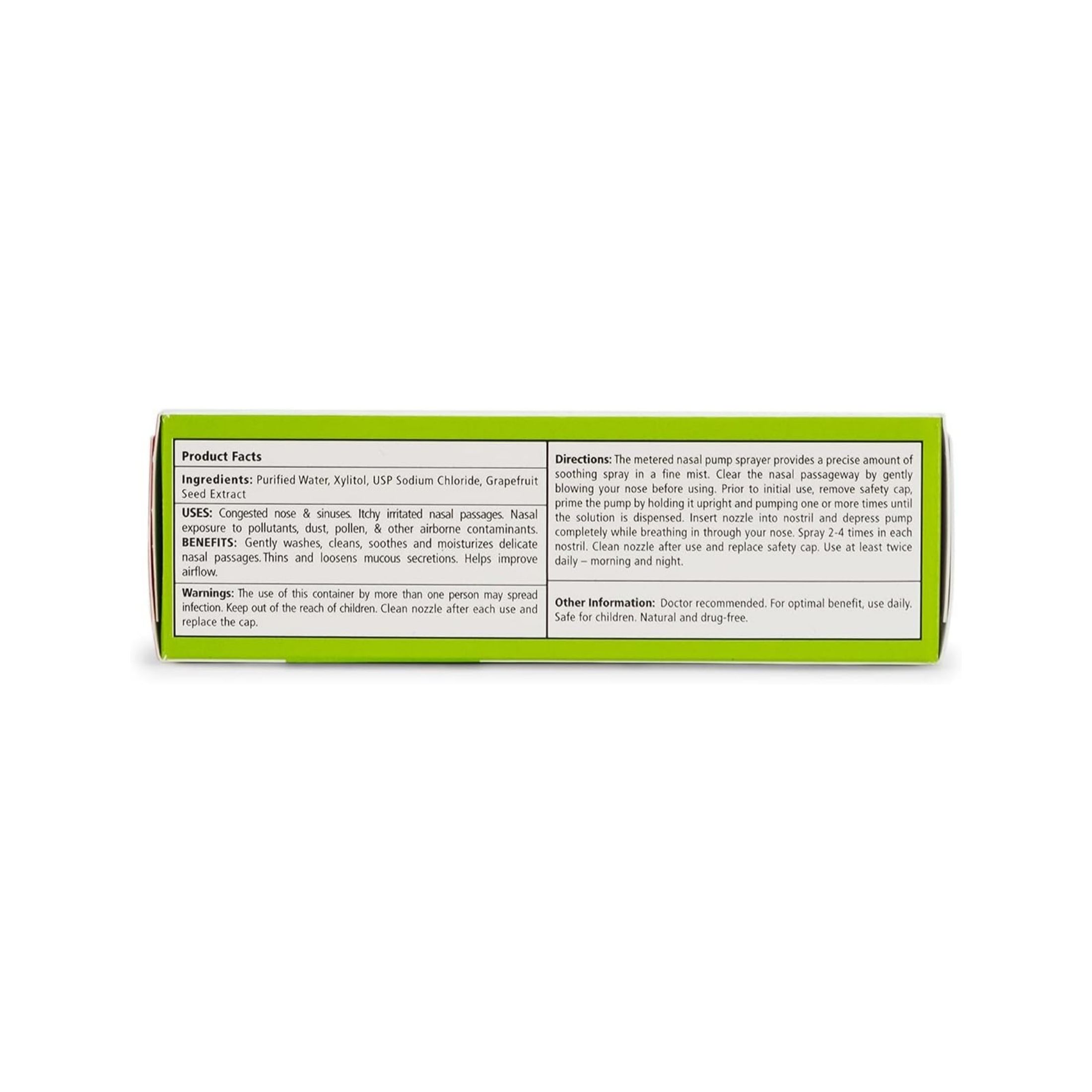 Xlear Daily Relief Natural Saline Nasal Spray With Xylitol, 1.5 Fl Oz