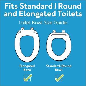 Carex E-Z Lock Raised Toilet Seat With Non-Adjustable Handles