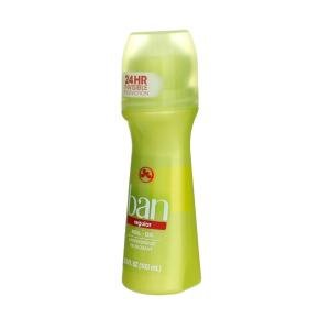 Ban Invisible Roll On Regular Antiperspirant Deodorant 3.5 Fl Oz