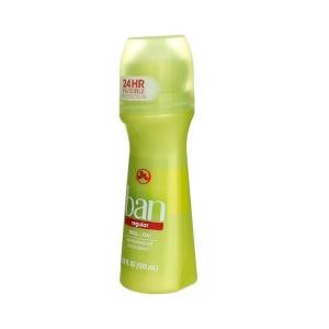 Ban Invisible Roll On Regular Antiperspirant Deodorant 3.5 Fl Oz
